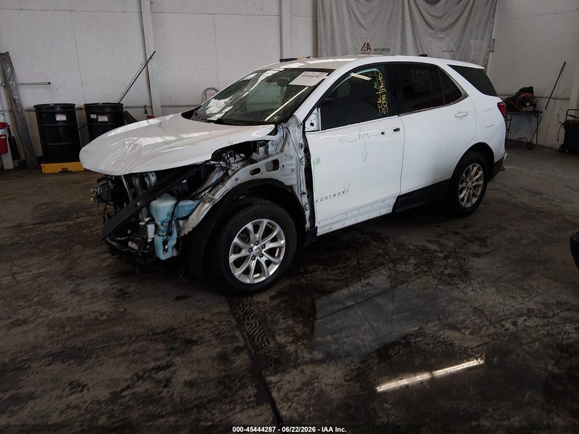 2018 Chevrolet Equinox VIN 2GNAXSEV6J6191231 IAAI salvage auction — FRONT END, Salvage Title, sold $1,400 on 2026-08-02 (photo 2)