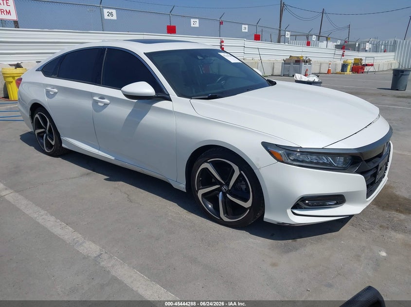 2020 Honda Accord VIN 1HGCV2F36LA013850 IAAI salvage auction — LEFT SIDE, Salvage Title, sold $5,700 on 2026-07-29 (photo 1)