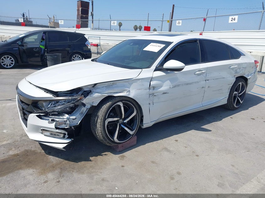 2020 Honda Accord VIN 1HGCV2F36LA013850 IAAI salvage auction — LEFT SIDE, Salvage Title, sold $5,700 on 2026-07-29 (photo 2)