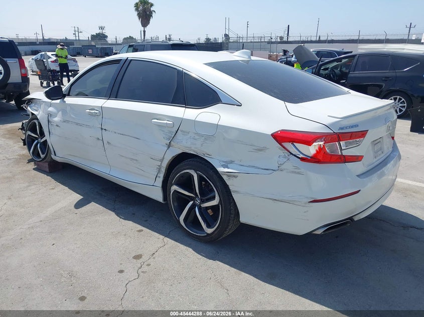 2020 Honda Accord VIN 1HGCV2F36LA013850 IAAI salvage auction — LEFT SIDE, Salvage Title, sold $5,600 on 2026-07-25 (photo 3)