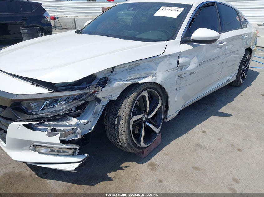 2020 Honda Accord VIN 1HGCV2F36LA013850 IAAI salvage auction — LEFT SIDE, Salvage Title, sold $5,600 on 2026-07-25 (photo 6)