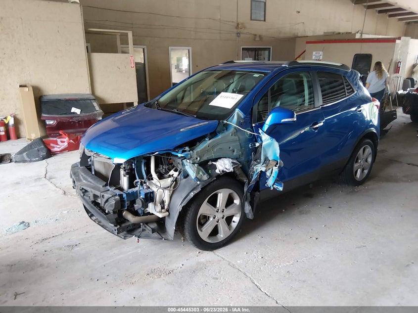 2015 Buick Encore VIN KL4CJCSB9FB124172 IAAI salvage auction — FRONT END, Clear (Tennessee), sold $1,350 on 2026-07-11 (photo 2)