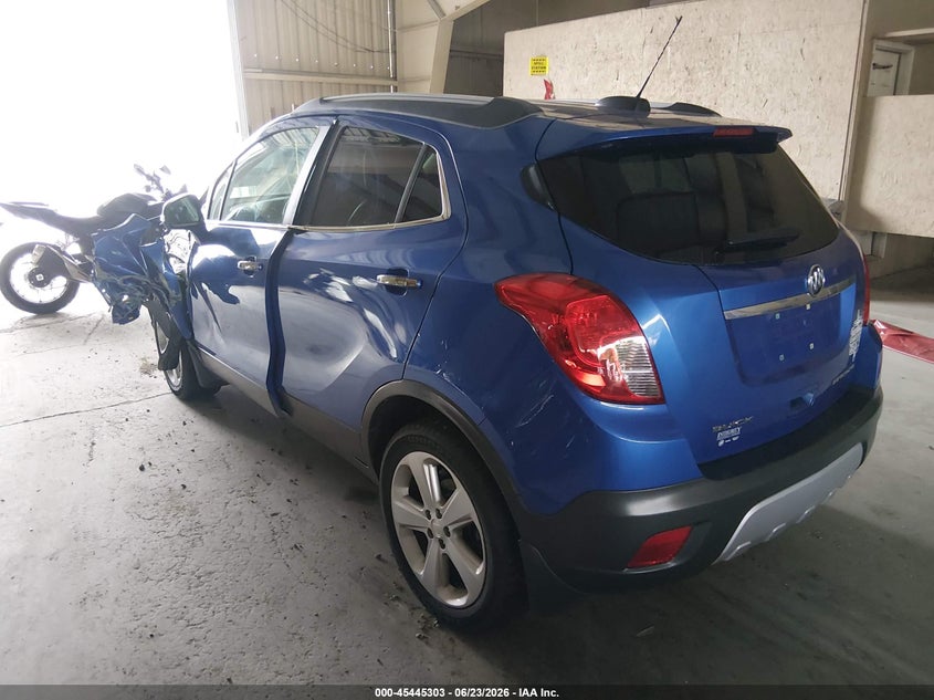 2015 Buick Encore VIN KL4CJCSB9FB124172 IAAI salvage auction — FRONT END, Clear (Tennessee), sold $1,350 on 2026-07-11 (photo 3)