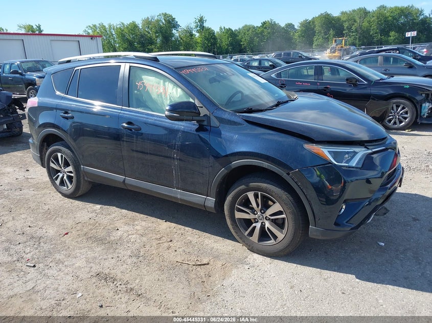 2018 Toyota Rav 4 VIN JTMRFREV6JJ733261 IAAI salvage auction — LEFT FRONT, Mv-907A (New York), sold $25 on 2026-07-21 (photo 1)