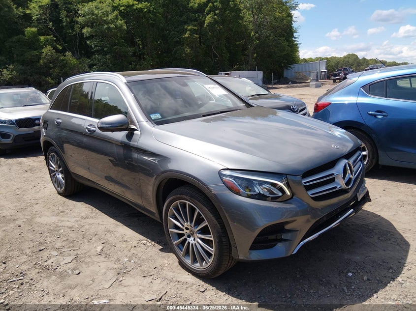 2018 Mercedes-benz Glc VIN WDC0G4KB4JV067359 IAAI salvage auction — FRONT END, Salvage (Massachusetts), sold $12,200 on 2026-07-19 (photo 1)