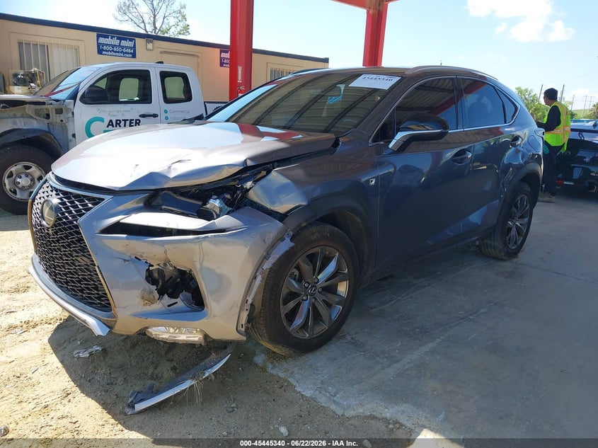 2020 Lexus Nx VIN JTJJARBZ4L5011055 IAAI salvage auction — LEFT FRONT, Salvage Title, sold $6,200 on 2026-07-28 (photo 2)