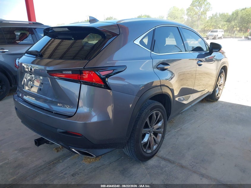 2020 Lexus Nx VIN JTJJARBZ4L5011055 IAAI salvage auction — LEFT FRONT, Salvage Title, sold $6,200 on 2026-07-28 (photo 4)