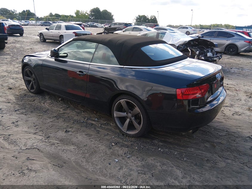 2014 Audi A5 VIN WAULFAFH2EN001916 IAAI salvage auction — FRONT END, Salvage (Georgia), sold $1,600 on 2026-07-23 (photo 3)