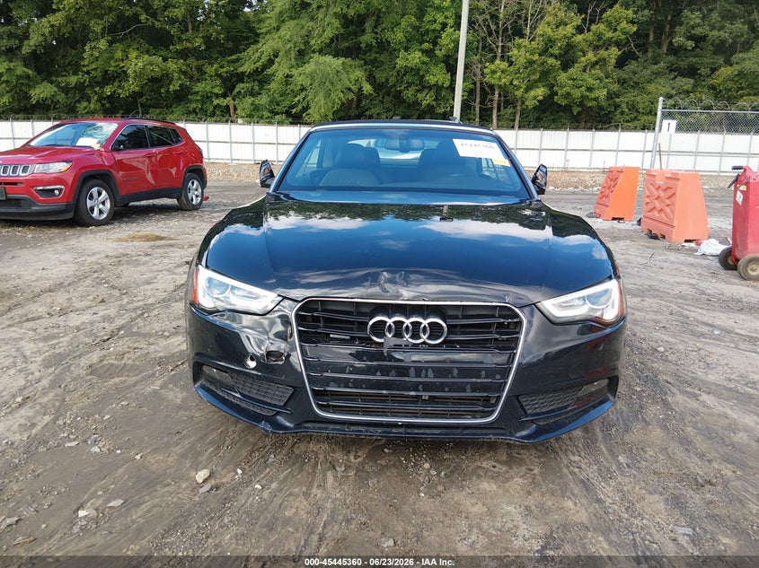 2014 Audi A5 VIN WAULFAFH2EN001916 IAAI salvage auction — FRONT END, Salvage (Georgia), sold $1,600 on 2026-07-23 (photo 6)