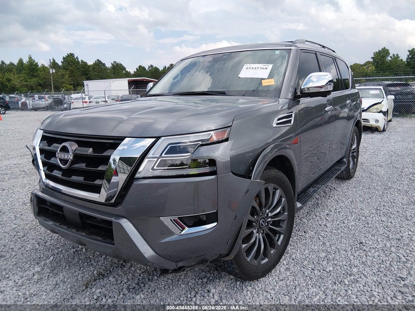 2023 Nissan Armada VIN JN8AY2CD6P9694338 IAAI salvage auction — RIGHT SIDE, Salvage (Alabama), sold $19,400 on 2026-07-16 (photo 2)