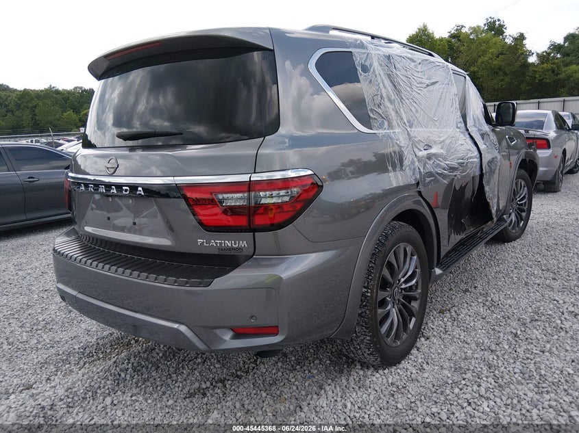 2023 Nissan Armada VIN JN8AY2CD6P9694338 IAAI salvage auction — RIGHT SIDE, Salvage (Alabama), sold $19,400 on 2026-07-16 (photo 4)