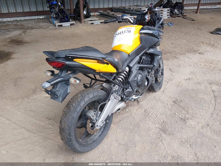 2012 Kawasaki VIN JKALEEC17CDA08316 IAAI salvage auction — FRONT END, Salvage (Ohio), sold $250 on 2026-07-14 (photo 4)