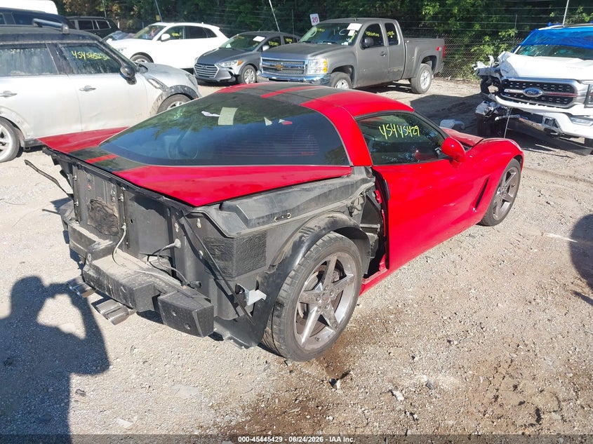 2007 Chevrolet Corvette VIN 1G1YY26U175129288 IAAI salvage auction — REAR END, Salvage (Indiana), sold $7,300 on 2026-07-10 (photo 4)
