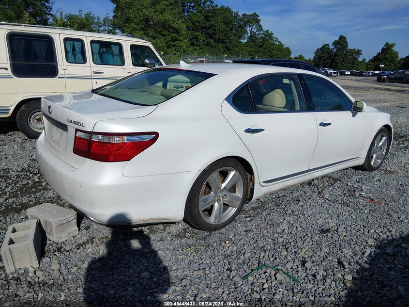 2008 Lexus Ls 460 VIN JTHGL46F185032994 IAAI salvage auction — UNKNOWN, Salvage (West Virginia), sold $925 on 2026-07-29 (photo 4)