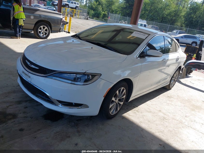 2015 Chrysler 200 VIN 1C3CCCCBXFN544993 IAAI salvage auction — REAR END, Salvage Title, sold $850 on 2026-08-01 (photo 2)