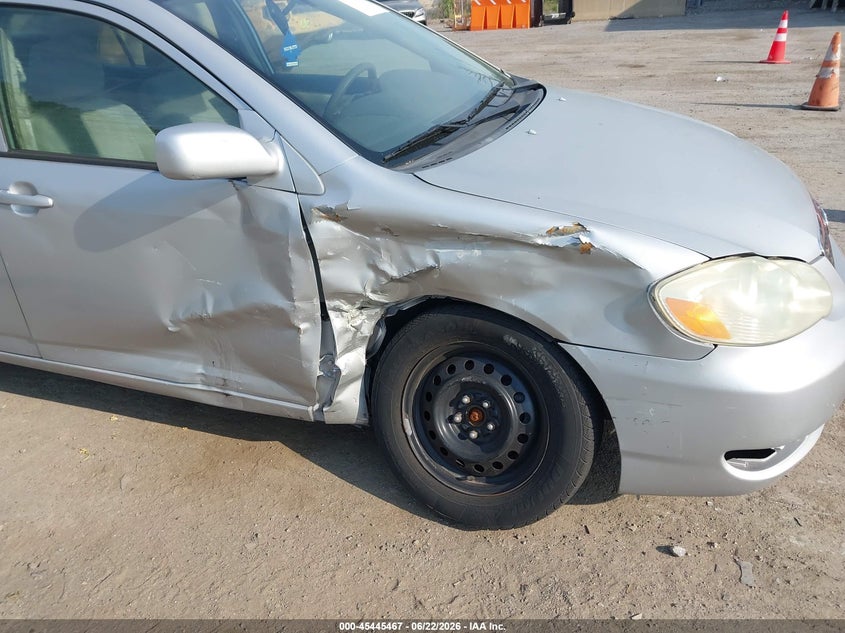 2005 Toyota Corolla VIN JTDBR32E450056359 IAAI salvage auction — NORMAL WEAR, Clear (Maryland), sold $875 on 2026-07-07 (photo 6)