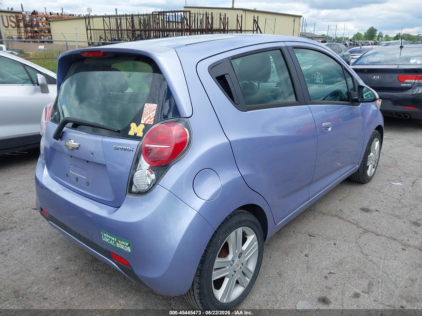 2015 Chevrolet Spark VIN KL8CB6S95FC753433 IAAI salvage auction — NORMAL WEAR, Regular Certificate (Iowa), sold $800 on 2026-07-16 (photo 4)