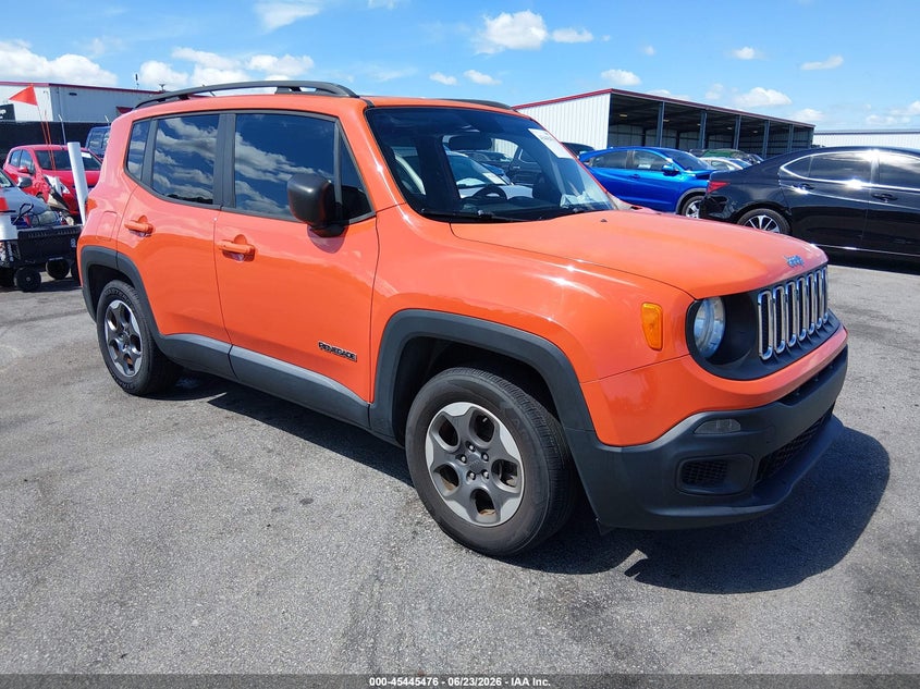 2016 Jeep Renegade VIN ZACCJAAT2GPD42708 IAAI salvage auction — SIDE, Salvage (South Carolina), sold $1,150 on 2026-07-19 (photo 1)