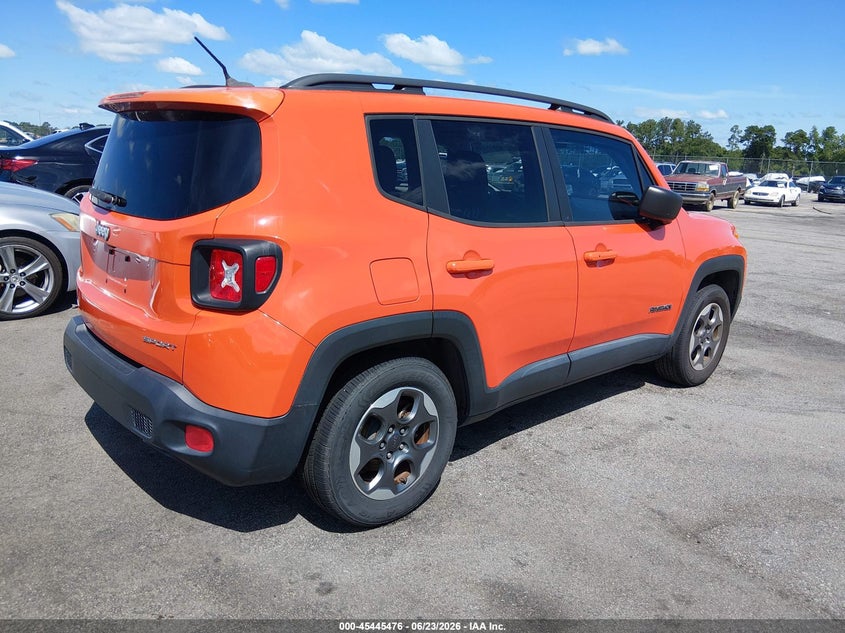 2016 Jeep Renegade VIN ZACCJAAT2GPD42708 IAAI salvage auction — SIDE, Salvage (South Carolina), sold $1,150 on 2026-07-19 (photo 4)