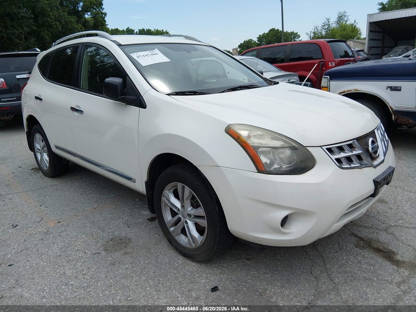 2015 Nissan Rogue VIN JN8AS5MT6FW156523 IAAI salvage auction — NORMAL WEAR, Clear (Kansas), sold $625 on 2026-07-29 (photo 1)