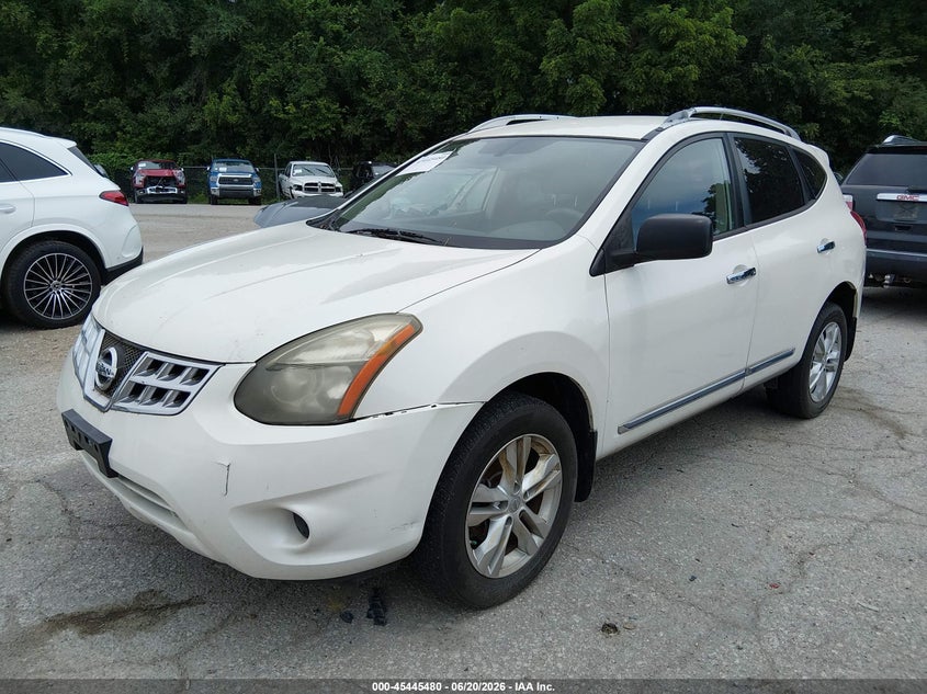 2015 Nissan Rogue VIN JN8AS5MT6FW156523 IAAI salvage auction — NORMAL WEAR, Clear (Kansas), sold $625 on 2026-07-29 (photo 2)