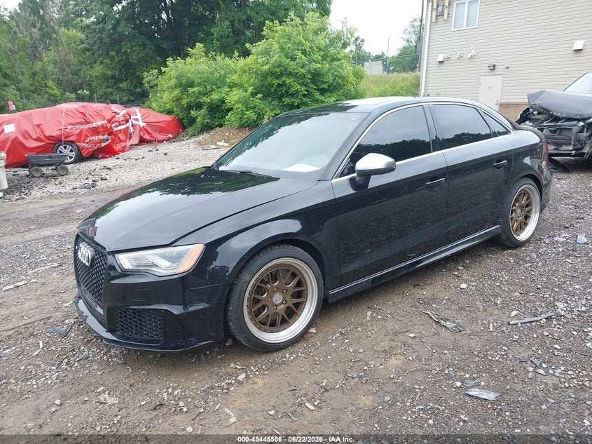 2015 Audi S3 VIN WAUFFGFF2F1082312 IAAI salvage auction — REAR END, Salvage (Pennsylvania), sold $5,500 on 2026-07-09 (photo 2)