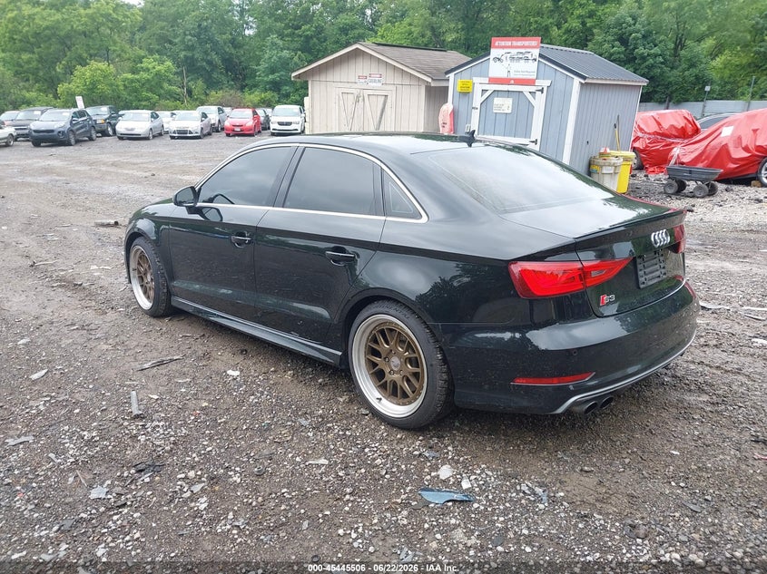 2015 Audi S3 VIN WAUFFGFF2F1082312 IAAI salvage auction — REAR END, Salvage (Pennsylvania), sold $5,500 on 2026-07-09 (photo 3)
