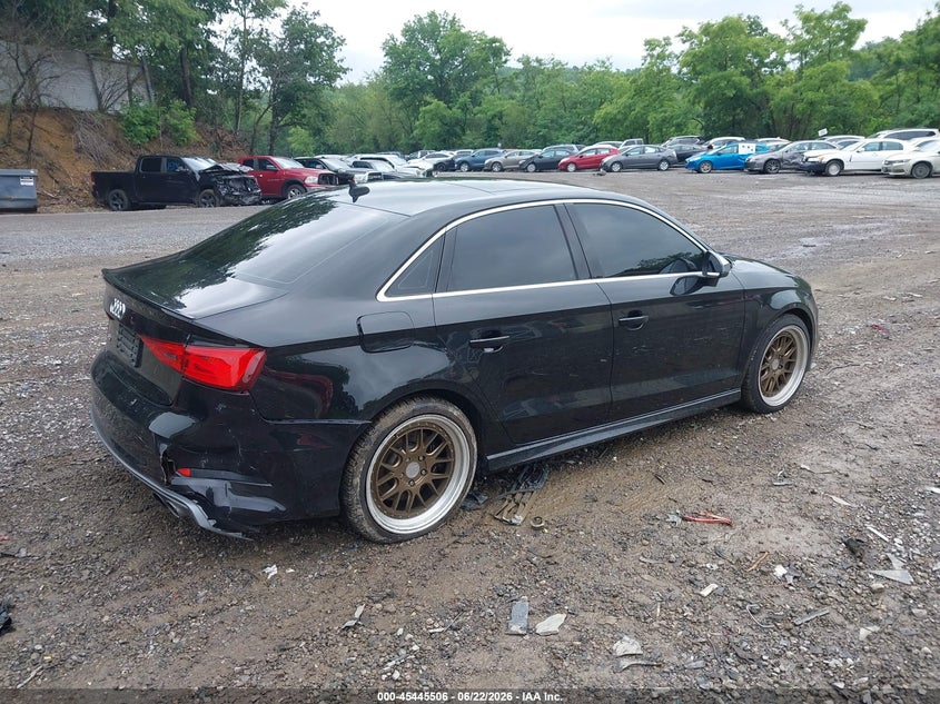 2015 Audi S3 VIN WAUFFGFF2F1082312 IAAI salvage auction — REAR END, Salvage (Pennsylvania), sold $5,500 on 2026-07-09 (photo 4)