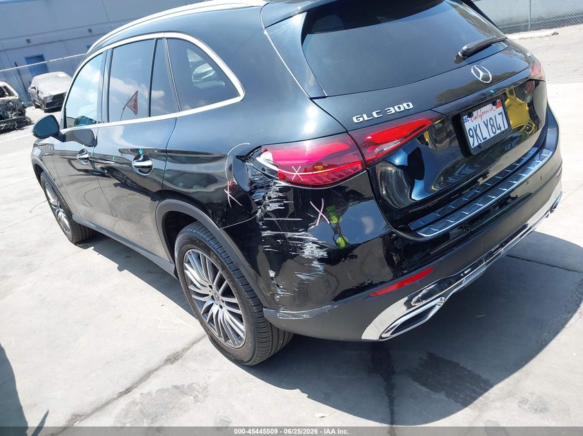 2023 Mercedes-benz Glc VIN W1NKM4HB4PU029703 IAAI salvage auction — LEFT REAR, Salvage Certificate (California), sold $575 on 2026-07-29 (photo 3)