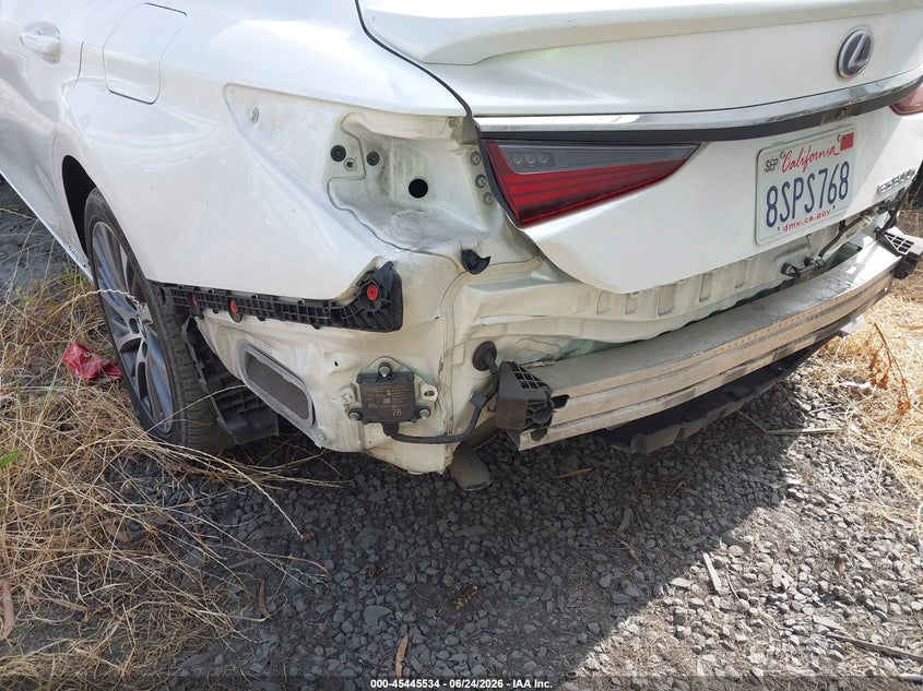 2020 Lexus ES VIN 58AD21B15LU012430 IAAI salvage auction — REAR END, Salvage Title, sold $10,700 on 2026-07-26 (photo 6)