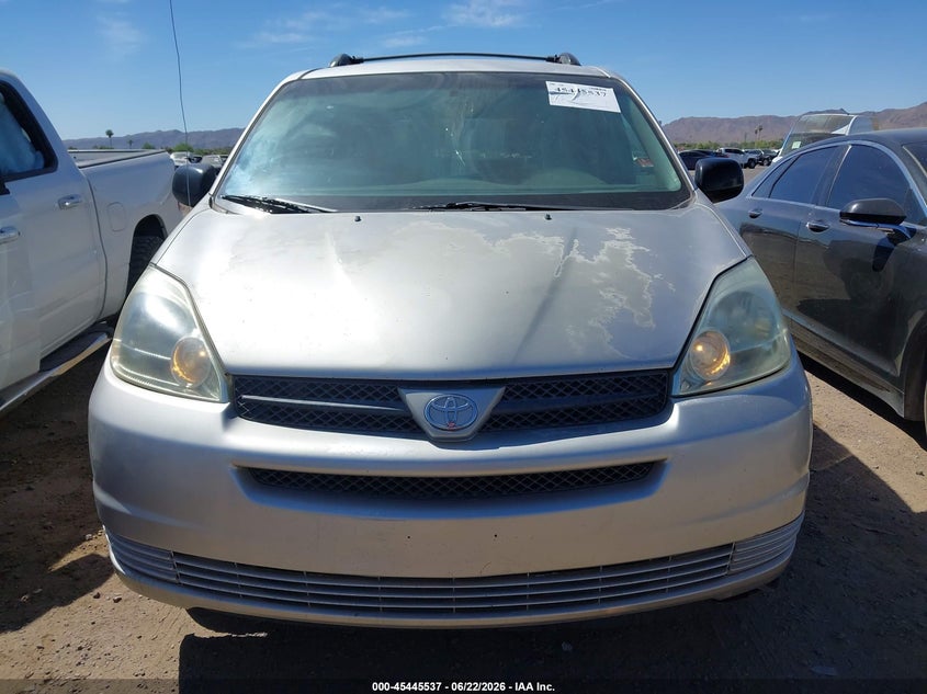 2004 Toyota Sienna VIN 5TDBA23C54S024434 IAAI salvage auction — NORMAL WEAR, Clear-Dealer Only (Arizona), sold $650 on 2026-07-28 (photo 6)
