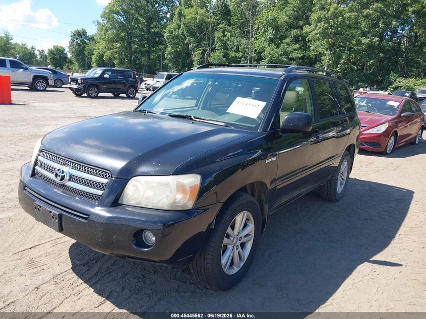 2006 Toyota Highlander hybrid VIN JTEDW21A760006658 IAAI salvage auction — NORMAL WEAR, Clear (Maryland), sold $825 on 2026-07-15 (photo 2)
