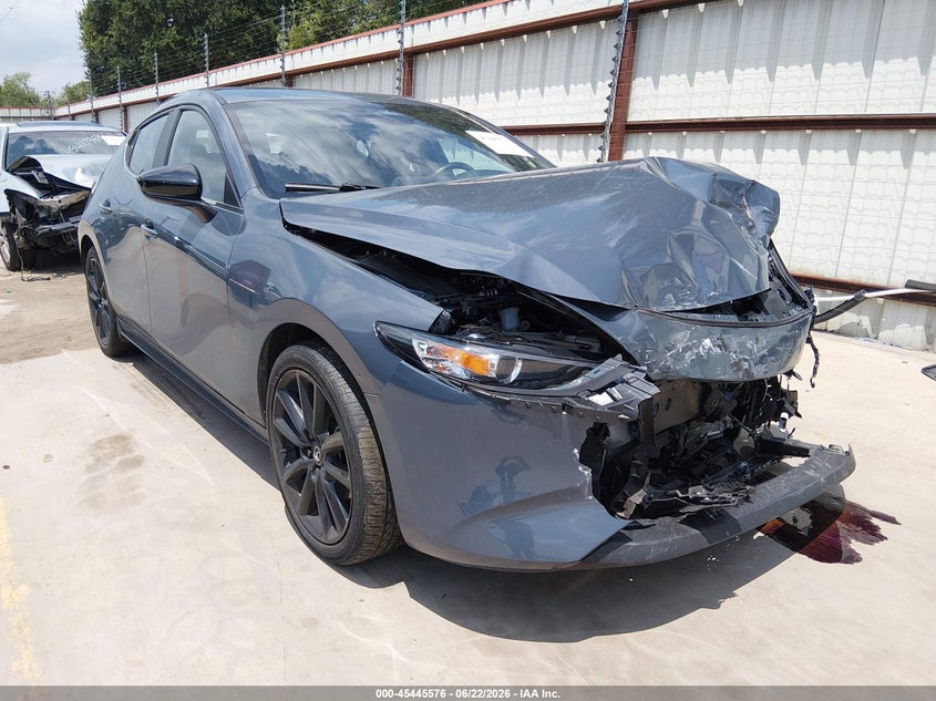 2024 Mazda VIN JM1BPBLMXR1653697 IAAI salvage auction — FRONT END, Salvage (Texas), sold $3,350 on 2026-07-28 (photo 1)