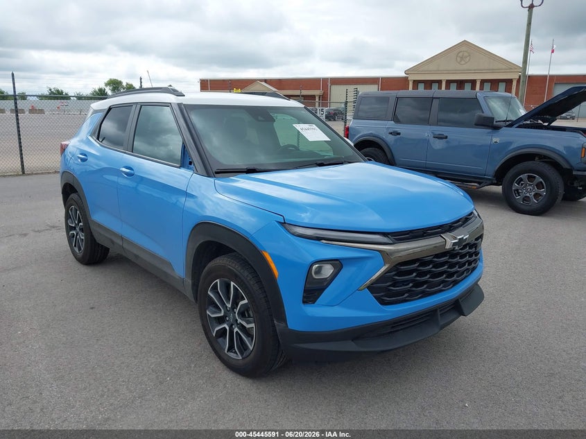 2024 Chevrolet Trailblazer VIN KL79MSSL0RB153698 IAAI salvage auction — RIGHT FRONT, Original (Texas), sold $7,550 on 2026-07-17 (photo 1)