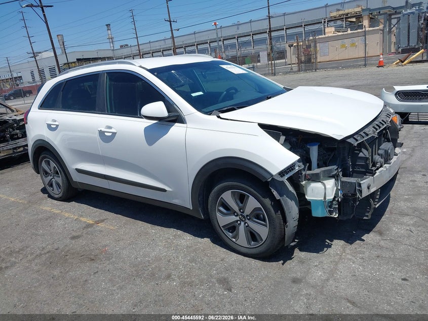 2018 Kia Niro VIN KNDCB3LC4J5211379 IAAI salvage auction — FRONT END, Salvage (California), sold $1,450 on 2026-07-14 (photo 1)