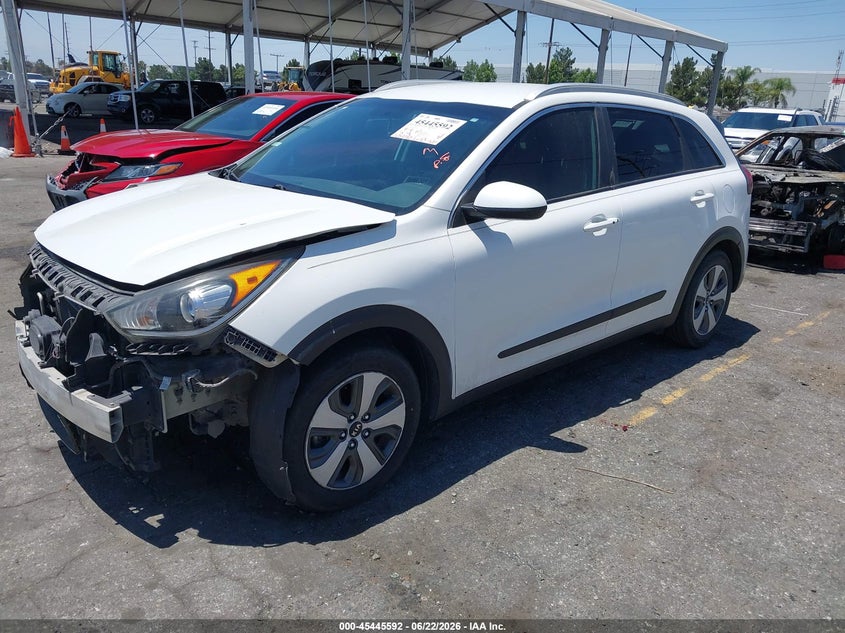 2018 Kia Niro VIN KNDCB3LC4J5211379 IAAI salvage auction — FRONT END, Salvage (California), sold $1,450 on 2026-07-14 (photo 2)