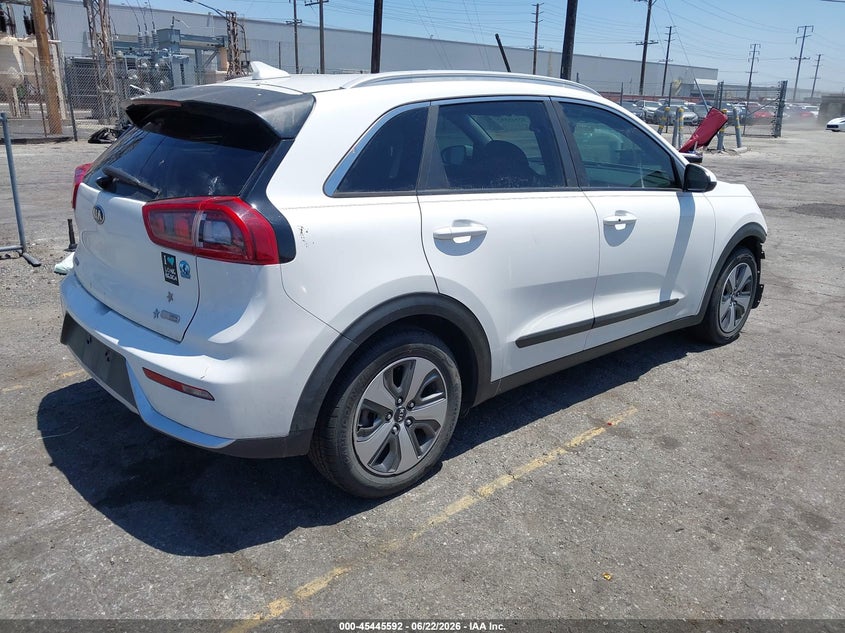 2018 Kia Niro VIN KNDCB3LC4J5211379 IAAI salvage auction — FRONT END, Salvage (California), sold $1,450 on 2026-07-14 (photo 4)