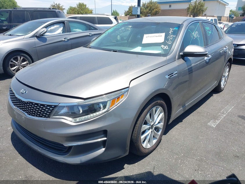 2016 Kia Optima VIN 5XXGU4L38GG018187 IAAI salvage auction — REAR END, Salvage Title, sold $2,250 on 2026-07-10 (photo 2)