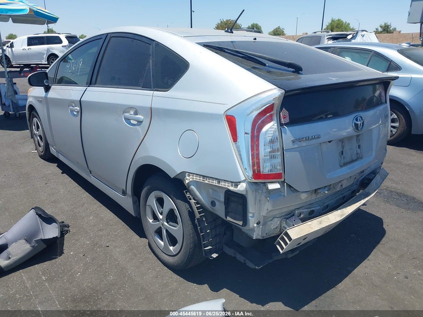 2014 Toyota Prius VIN JTDKN3DU7E0394404 IAAI salvage auction — REAR END, Wait Title, sold $1,700 on 2026-08-16 (photo 3)