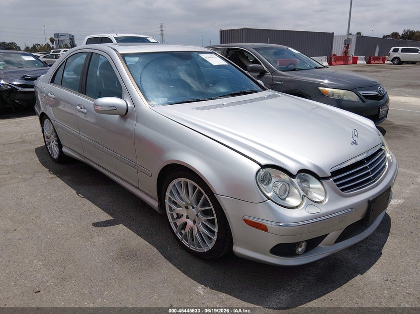 2005 Mercedes-benz C class VIN WDBRF76J35F601534 IAAI salvage auction — NORMAL WEAR, Clear - Dealer Only (California), sold $3,500 on 2026-07-09 (photo 1)
