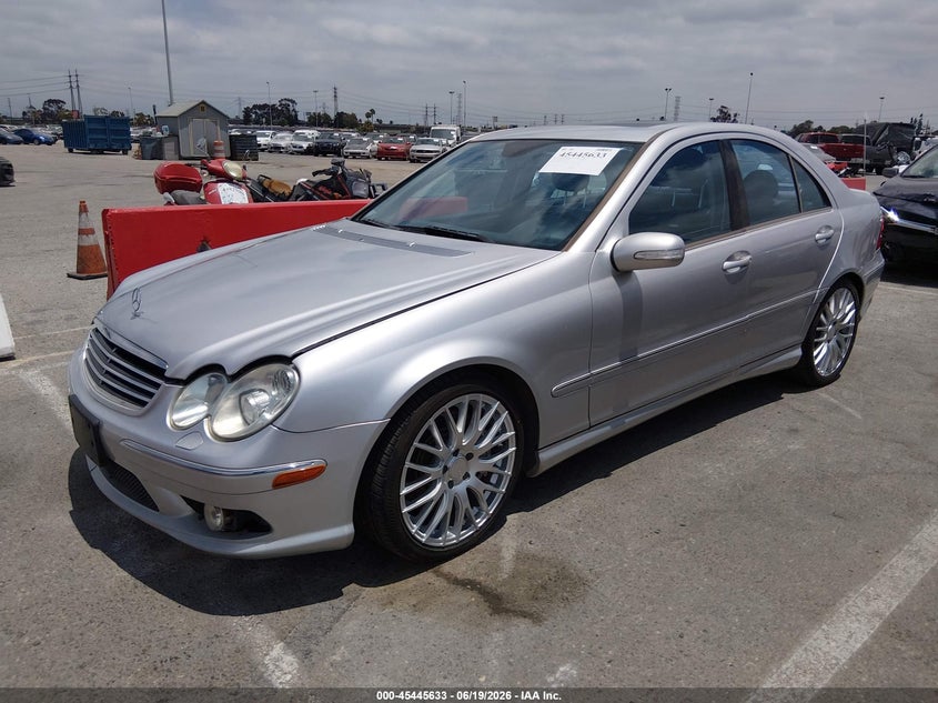 2005 Mercedes-benz C class VIN WDBRF76J35F601534 IAAI salvage auction — NORMAL WEAR, Clear - Dealer Only (California), sold $3,500 on 2026-07-09 (photo 2)