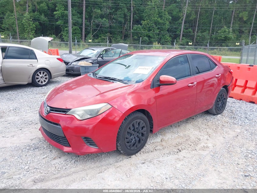 2015 Toyota Corolla VIN 5YFBURHE5FP306711 IAAI salvage auction — REAR END, Salvage (Mississippi), sold $2,500 on 2026-08-01 (photo 2)
