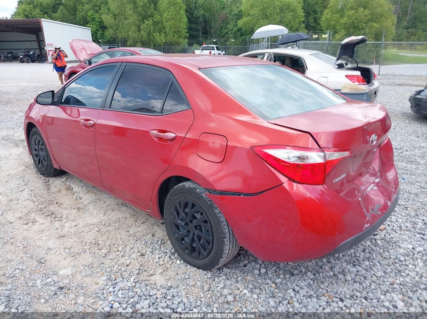 2015 Toyota Corolla VIN 5YFBURHE5FP306711 IAAI salvage auction — REAR END, Salvage (Mississippi), sold $2,500 on 2026-08-01 (photo 3)