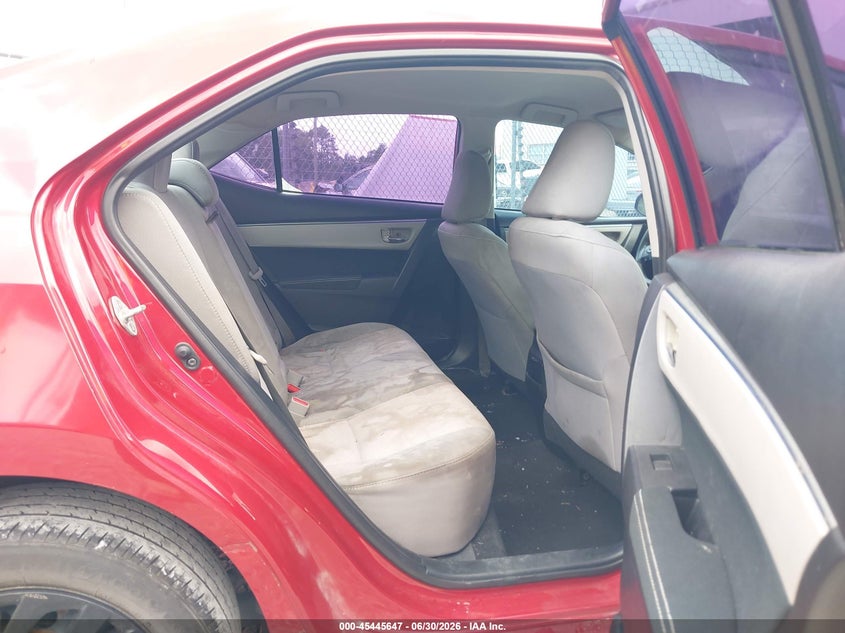 2015 Toyota Corolla VIN 5YFBURHE5FP306711 IAAI salvage auction — REAR END, Salvage (Mississippi), sold $2,500 on 2026-08-01 (photo 8)