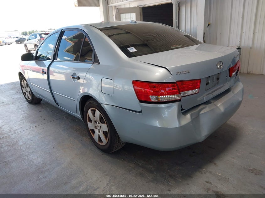 2007 Hyundai Sonata VIN 5NPET46C37H258077 IAAI salvage auction — REAR END, Rebuildable (Florida), sold $925 on 2026-07-12 (photo 3)