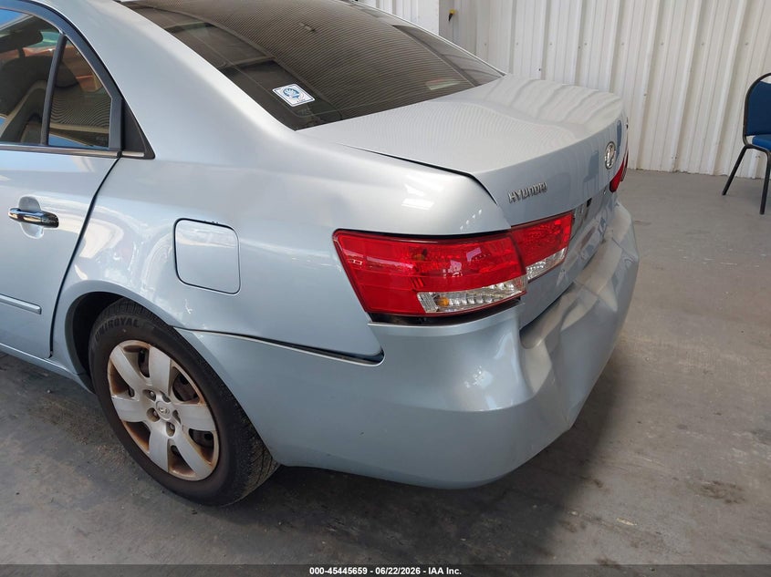 2007 Hyundai Sonata VIN 5NPET46C37H258077 IAAI salvage auction — REAR END, Rebuildable (Florida), sold $925 on 2026-07-12 (photo 6)