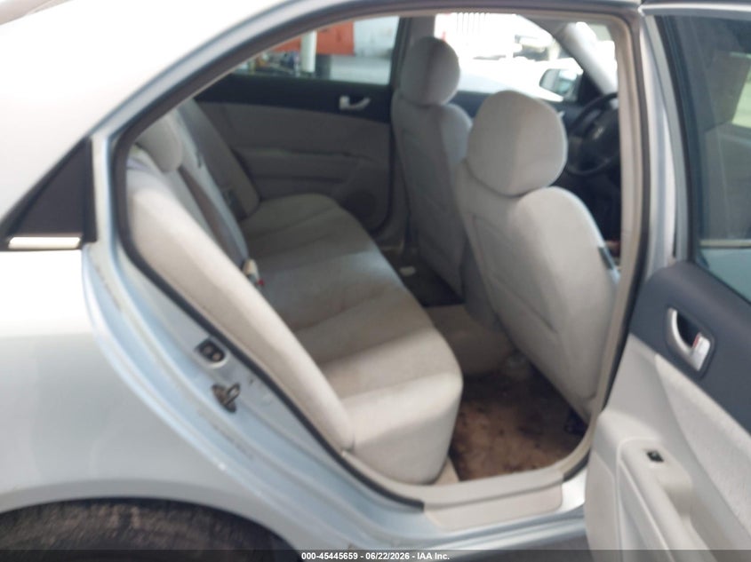 2007 Hyundai Sonata VIN 5NPET46C37H258077 IAAI salvage auction — REAR END, Rebuildable (Florida), sold $925 on 2026-07-12 (photo 8)