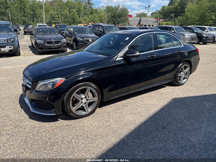 2015 Mercedes-benz C-klasse VIN 55SWF4KB4FU052464 IAAI salvage auction — NORMAL WEAR, Clear (New Jersey), sold $7,400 on 2026-07-29 (photo 2)