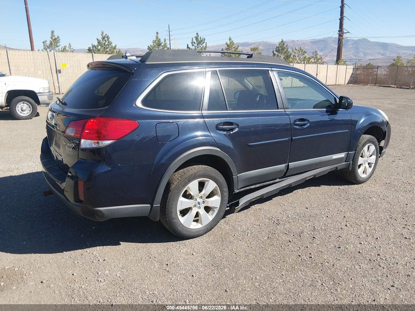 2012 Subaru Outback VIN 4S4BRCKC2C3259806 IAAI salvage auction — NORMAL WEAR, Clear - Dealer Only (California), sold $600 on 2026-07-24 (photo 4)