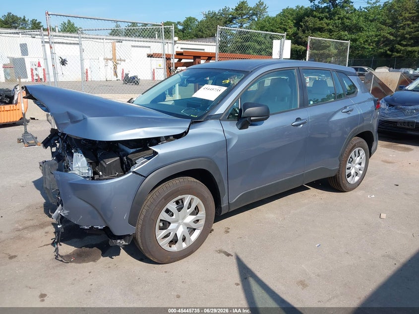 2026 Toyota Corolla cross VIN 7MUAAABG0TV166916 IAAI salvage auction — FRONT END, Mv-907A (New York), sold $4,150 on 2026-08-01 (photo 2)